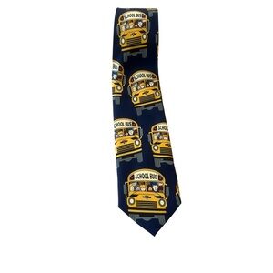 Wild Ties Mens Tie Necktie School Bus